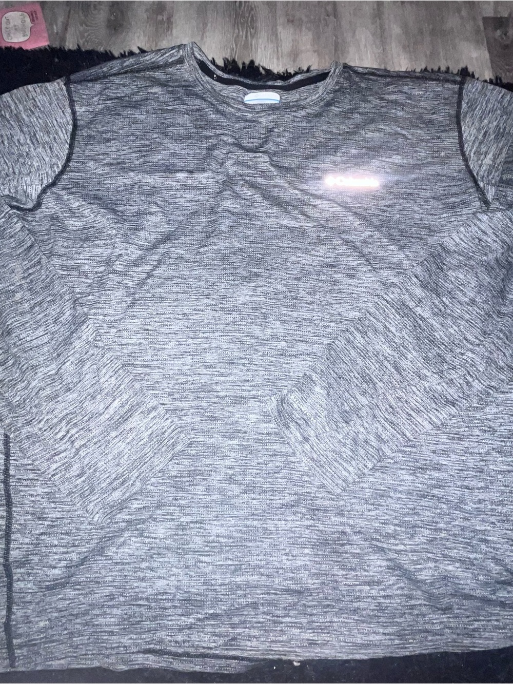 Columbia Heather Gray Long-Sleeve Crewneck Shirt